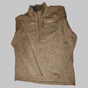 Men's Eddie Bauer Half Zip Sweater Fleece Pullover Size XL
